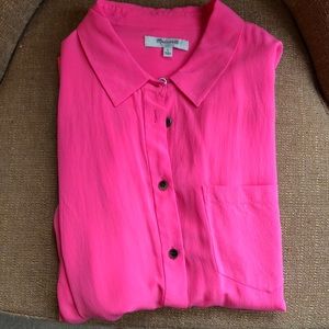 Madewell 100% silk blouse